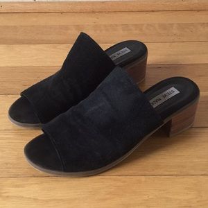 Steve Madden Richelle Black Mule Sandals 7.5